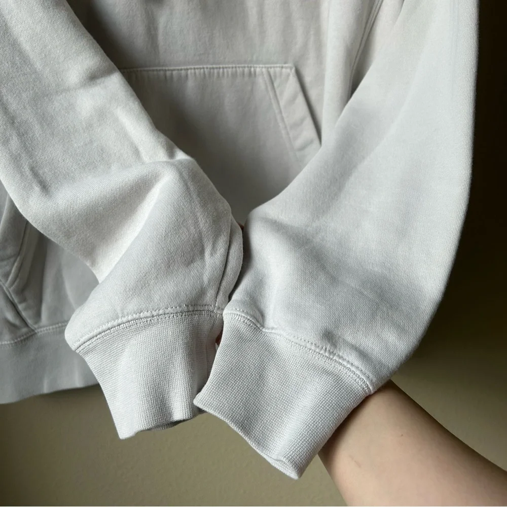 Nike Club Fleece Pullover Hoodie – White – Size M - Picture 6 of 8